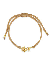 Load image into Gallery viewer, Sterling Silver Birth Flower Bolo Bracelet