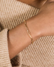 Load image into Gallery viewer, Sterling Silver Paperclip Chain Bracelet