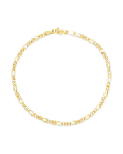 Load image into Gallery viewer, Sterling Silver Figaro Chain Bracelet
