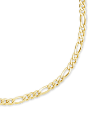 Load image into Gallery viewer, Sterling Silver Figaro Chain Bracelet