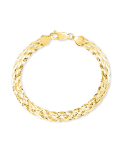 Load image into Gallery viewer, Sterling Silver Woven Chain Bracelet