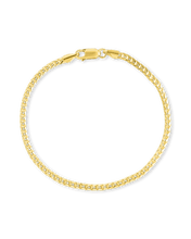 Load image into Gallery viewer, Sterling Silver Kira Wheat Chain Bracelet