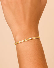 Load image into Gallery viewer, Sterling Silver Kira Wheat Chain Bracelet