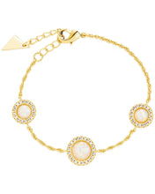 Load image into Gallery viewer, Oasis Opal & CZ Stationed Bracelet