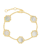 Load image into Gallery viewer, Rose Petal Station Bracelet