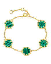 Load image into Gallery viewer, Rose Petal Station Bracelet