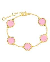 Load image into Gallery viewer, Rose Petal Station Bracelet