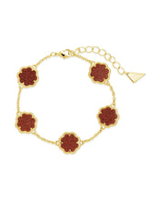 Load image into Gallery viewer, Rose Petal Station Bracelet