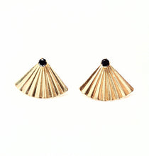 Load image into Gallery viewer, Secret Fan Ear Jacket stud earrings