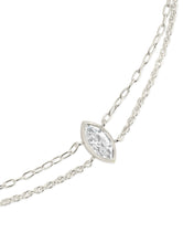 Load image into Gallery viewer, Karlie CZ & Layered Chain Bracelet