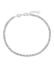 Load image into Gallery viewer, Christina Square CZ Tennis Bracelet