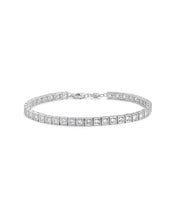 Load image into Gallery viewer, Christina Square CZ Tennis Bracelet