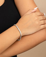 Load image into Gallery viewer, Christina Square CZ Tennis Bracelet