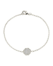 Load image into Gallery viewer, Raemy CZ Rose Petal Station Bracelet