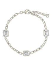 Load image into Gallery viewer, Lennox Station CZ Chain Bracelet Set