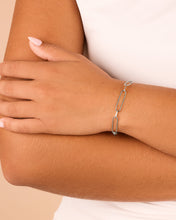Load image into Gallery viewer, Sterling Silver Polished Large Link Bracelet