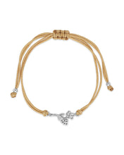 Load image into Gallery viewer, Sterling Silver Birth Flower Bolo Bracelet