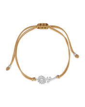 Load image into Gallery viewer, Sterling Silver Birth Flower Bolo Bracelet