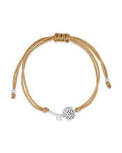 Load image into Gallery viewer, Sterling Silver Birth Flower Bolo Bracelet