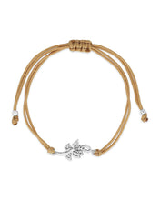 Load image into Gallery viewer, Sterling Silver Birth Flower Bolo Bracelet