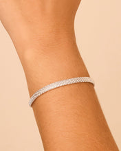 Load image into Gallery viewer, Sterling Silver Mesh Chain Bracelet