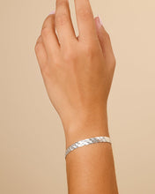 Load image into Gallery viewer, Sterling Silver Woven Chain Bracelet