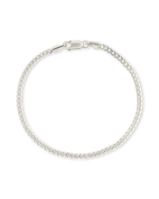 Load image into Gallery viewer, Sterling Silver Kira Wheat Chain Bracelet