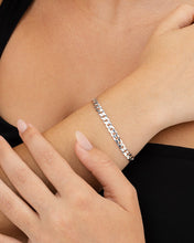 Load image into Gallery viewer, Sterling Silver Malena Cuban Link Chain Bracelet