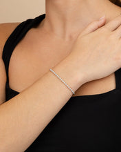Load image into Gallery viewer, Sterling Silver Basia Dainty Beaded Chain Bracelet