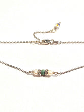 Load image into Gallery viewer, Turquoise & Pearl necklace