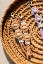 Load image into Gallery viewer, Flora Macrame Keychain