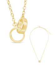 Load image into Gallery viewer, Mother/Daughter Matching Set - “Forever Connected Matching Necklace Set“