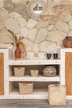 Load image into Gallery viewer, Woven Rattan Cube Storage Baskets