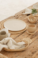 Load image into Gallery viewer, Woven Rattan Coaster Set