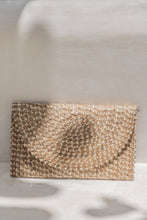 Load image into Gallery viewer, Ombre Rattan Clutch