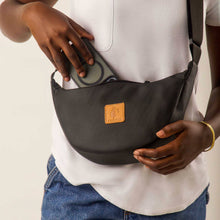 Load image into Gallery viewer, Round Mini Vegan Leather Crossbody Shoulder Bag - DON GREAT
