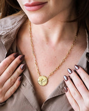 Load image into Gallery viewer, Bold CZ Zodiac Link Pendant Necklace
