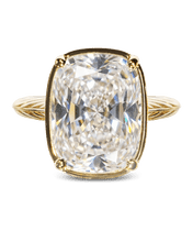 Load image into Gallery viewer, Sterling Silver Elongated Cushion Cocktail Ring