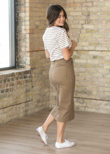 Load image into Gallery viewer, Erica Cotton Twill Midi Skirt - FINAL SALE