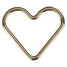 Load image into Gallery viewer, Heart Jump Ring for Permanent Jewelry, Gold-Filled