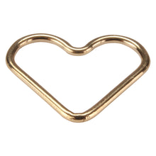 Load image into Gallery viewer, Heart Jump Ring for Permanent Jewelry, Gold-Filled
