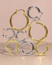 Load image into Gallery viewer, Chunky Tube Hoops