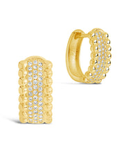 Load image into Gallery viewer, Ellerie CZ Micro Hoop Earrings