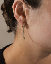 Load image into Gallery viewer, Malin CZ Drop Hoop Earrings