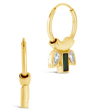 Load image into Gallery viewer, Helena CZ Hoop Earrings