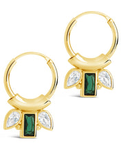 Load image into Gallery viewer, Helena CZ Hoop Earrings