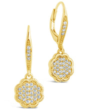 Load image into Gallery viewer, Rose Petal Short Drop Earrings