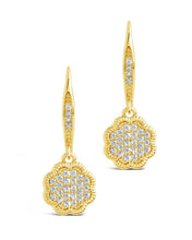 Load image into Gallery viewer, Rose Petal Short Drop Earrings