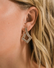 Load image into Gallery viewer, Amina CZ Statement Drop Earrings