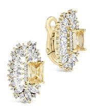 Load image into Gallery viewer, Nina Elongated CZ Stud Earrings